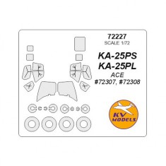 1/72 KA-25PS/KA-25PL Masking for ACE #72307, #72308