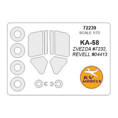 1/72 Ka-58 Masking for Zvezda #7232/Revell #04413
