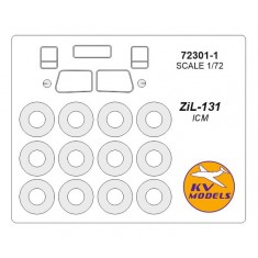 1/72 Zil-131 Double sided Masking for ICM kits