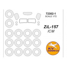 1/72 Zil-157 Double sided Masking for ICM kits