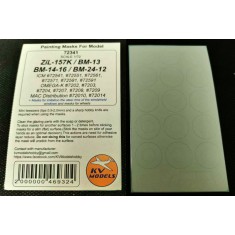1/72 ZiL-157K/BM-13/BM-14-16/BM-24-12 Masking for ICM/OMEGA-K/MAC Distribution kits