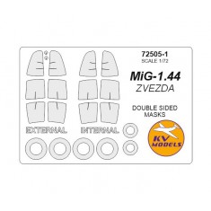 1/72 MiG-1.44 Double-sided Masking for Zvezda #7352/Revell kits