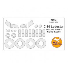 1/72 C-60 Lodestar Masking for Special Hobby kits