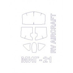 1/72 MIG-21 Masking for RV Aircraft