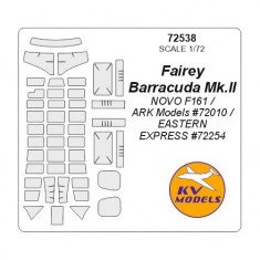 1/72 Fairey Barracuda Mk.II Masking for Novo #F161/ARK Models /Eastern Express #72254