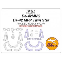 1/72 DA-42MNG/Da-42 Mpp Twin Star Double Sided Masking for Amodel #72242/72374