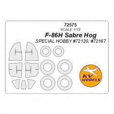 1/72 F-86H Sabre Hog Masking for Special Hobby #72120, #72167