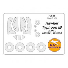 1/72 Hawker Typhoon IB/Mk.IB Masking for Airfix #A02041, #A02041A, #A55208