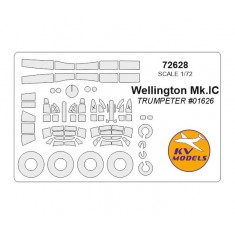 1/72 Wellington Mk.IC Masking for Trumpeter #01626