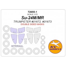 1/72 Su-24MR Double-sided Masking for Trumpeter kits