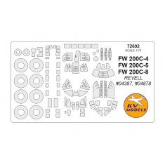 1/72 FW 200C-4/FW 200C-5/FW 200C-8 Masking for Revell #04387, #04878 kits