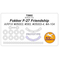 1/72 Antonov An-10/An-12 Paint Masking for ModelSvit/A-Model/Roden kits