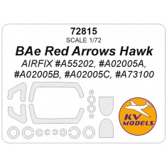 1/72 GB BAe Red Arrows Hawk Canopies and Wheels Masks for Airfix kits