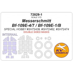 1/72 Messerschmitt Bf-109E-4/7/Bf-109E-1/B Masks for Special Hobb [Double-sided]