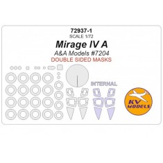 1/72 Mirage IV A Disks and Wheels Masking for A&A Models #7204 (double-sided)