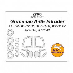 1/72 Grumman A-6E Intruder Masking for Fujimi #270135, #350136, #350142, #72016, #72149
