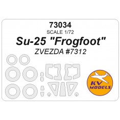 1/72 Su-25 Frogfoot Canopies and Wheel Masks for Zvezda #7312