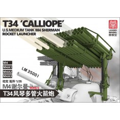 1/35 WWII US Sherman T34 Calliope Rocket Launcher