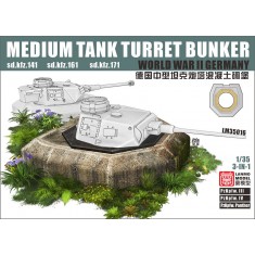 1/35 WWII German Medium Tank SdKfz.141/161/171 Turret Bunker