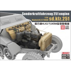 1/35 WWII German Sd.Kfz.251 Maybach HL42 TUKRM Engine Set