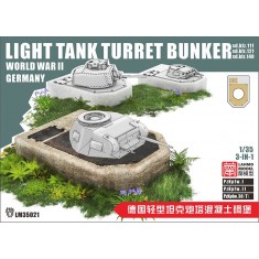 1/35 WWII German Light Tank Turret Bunker
