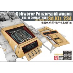 1/35 WWII German Sd.Kfz.234 Engine Compartment Set