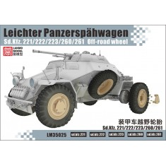 1/35 WWII German Sd.Kfz.221/222/223/260/261 Off-Road Wheel Set