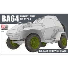 1/35 BA-64 Weighted Tyres Set Type A