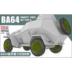 1/35 BA-64 Weighted Tyres Set Type B