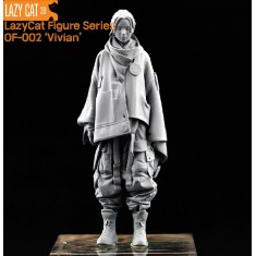 1/20 Modern/Fantasy ''Vivian'' Female Hooded Poncho Casual Baggy Pants Relaxed Pose