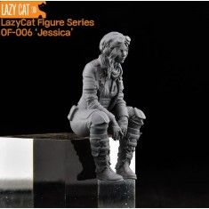 1/24 Modern/Fantasy ''Jessica'' Female Aviator Seated Pilot Style