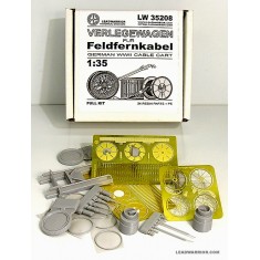 1/35 Verlegewagen fur Feldfernkabel - WWII German Telephone Cable Drums & Cart