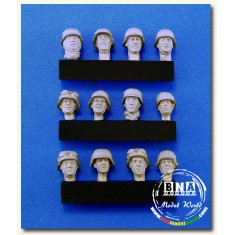 1/35 WWII German Heads set #2 (12pcs)