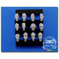 1/35 WWII German Heads set #3 (12pcs)