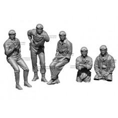 1/35 WWII US Tank Crew set (5 figures)