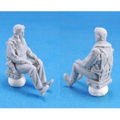 1/35 WWII US Navy Rear Gunner I (2 Heads) 1 figure