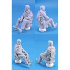 1/35 WWII US Navy Pilot and Rear Gunner Set I (2 figures)
