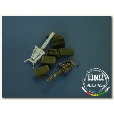 1/35 XM134 / M134 Minigun 6-barreled Machine Gun Set (2 guns)