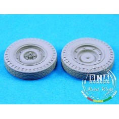 1/35 SAS Jeep Wheel Set (4 Front Wheels, 2 Spare Wheels)