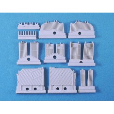 1/35 US MBT M48/60 Engine Deck Louvers Set for Dragon kit