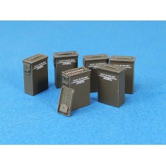 1/35 PA70 Ammo Can set (16x Closed, 2x Open,2x Ammo Belt)