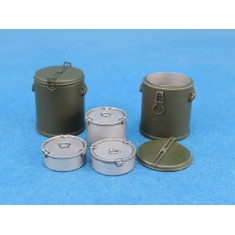 1/35 WWII M1941 Food Container set (Closedx8/Openx2)