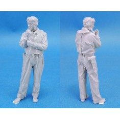 1/24 WWII US Navy Pilot (on Deck, 1 figure)