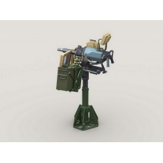 1/35 MK47 Striker 40mm AGL w/LVSII Sight on HG Pedestal Mount w/Transparent Gun Shield