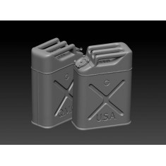 1/16 WWII US Fuel Can set (6pcs)