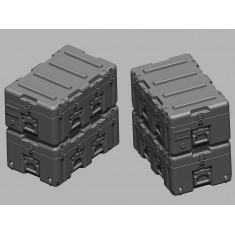 1/16 Military Storage Cases Type 4 Set (4pcs)