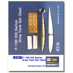 1/48 F-100 Super Sabre 335-Gallon Drop-Tank Set for Monogram kit