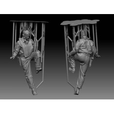 1/48 WWII US Navy Pilot (Boarding)