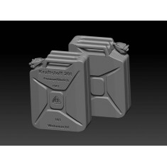 1/72 WWII German Fuel Can set (40pcs)