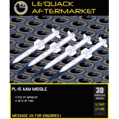 1/48 PL-15 Air-to-Air Missiles (4pcs)